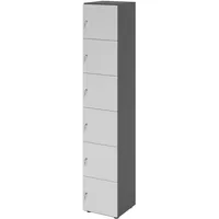 Hammerbacher Schliessfachschrank 6OH 6xDS gp/gr