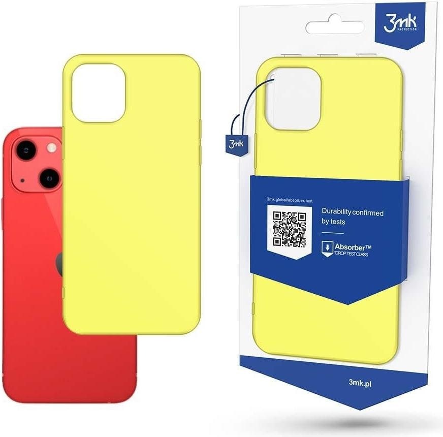 Nenurodyta 3mk Matt Case iPhone 13 Mini 5,4" limonka/lime (iPhone 13 mini), Smartphone Hülle, Gelb