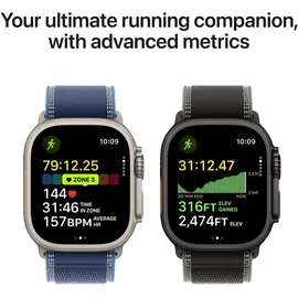 Apple Watch Ultra 3 GPS + Cellular 49 mm Titangehäuse Schwarz Alpine Loop Schwarz S
