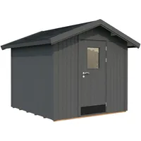 Palmako Gerätehaus Lucas 5,4 m2 - 16 mm dunkelgrau