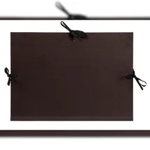 Clairefontaine 8x Zeichenmappe Kraft, Gummizug und 3 Klappen, A3+ Schwarz 38015C