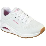 SKECHERS Uno - Stand On Air Weiß/Hot Pink 36,5
