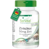 Fairvital Zinkcitrat 50 mg Kapseln 90 St.