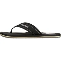Tommy Hilfiger Herren Flip Flops Padded Beach Sandal Zehentrenner, Schwarz (Black), 46