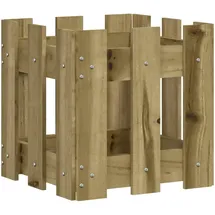 vidaXL Pflanzkübel Latten-Design 30x30x30 cm Kiefernholz Imprägniert
