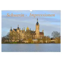 Calvendo Schwerin - Impressionen (Wandkalender 2026 DIN A3 quer),