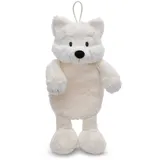 NICI 61310 Wärmflasche Polarfuchs Vanja 350ml 34cm weiß-Kuscheliges Wärmetier ab 10 Monaten – Plüschtier Bettflasche für Erwachsene und Kinder, Wärmebeutel