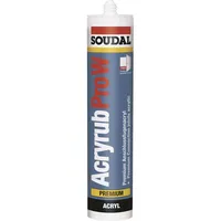 SOUDAL Bauanschlussfugenacryl Acryrub PRO W weiß - 15% 310ml