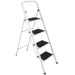 SZ Metall Klapptritt weiß 4 Stufen weiß