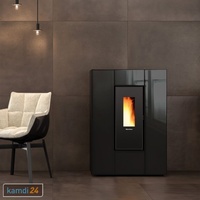 Extraflame Marilena Plus AD Pelletofen Crystal Schwarz-Anthrazit / A+