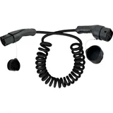 InLine EV Spiral-Autoladekabel 11kW Typ2 3-phasig 5m