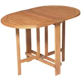Merxx Gartentisch Klapptisch 120 x 60 x 74 cm Beige