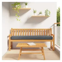 vidaXL Palettenkissen 180 x 40 x 8 cm anthrazit 1 St.