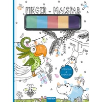 Trötsch Verlag Trötsch Malbuch mit Fingerstempelfarben Finger-Malspaß