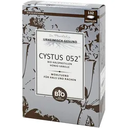 Cystus 052 Bio Halspastillen Honig-Vanille