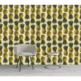 Queence Vinyltapete Mabel 90x300 cm 0,9 kg gelb 34193