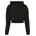 Short Hoodie Schwarz XS