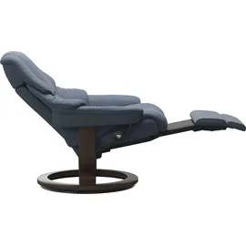 Stressless "Reno", elektrisch verstellbar, optional 2-motorisch, Größe M & L blau 79 cm x 108 cm x 78 cm