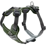 Hunter DIVO Hundegeschirr grün/grau XS