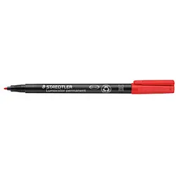 STAEDTLER Lumocolor Folienstift rot 1,0 mm permanent