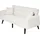 Jahnke Chillax, LINE", sanftes weiß, B:191cm H:83cm T:84cm, Sofas, Schlafsofa, mit Relax-und Schlaffunktion, inkl. Kissen, Breite 191 cm