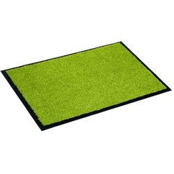 Golze PROPER TEX UNI Türmatte, 60 x 180 cm, Fußmatte aus 100% Polyamid für den Innenbereich, Farbe: grün