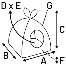 Karlie Flamingo Olga Gelb 38x38x40cm