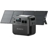 BLUETTI Elite 200 V2 Tragbare Powerstation mit 200W Solarpanel, 2073,6Wh Solar Generator mit 2 2600W AC Ausgängen, 17 Jahre Lebensdauer LiFePO4 Akku für Hausgebrauch, Notfall, Off-grid