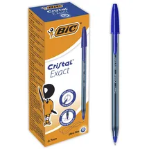 BIC Cristal Exact Kugelschreiber blau, 20er Set