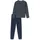 SCHIESSER Schlafanzug »"Casual Essentials"«, (2 tlg.), mit Streifen Schiesser 203-anthrazit