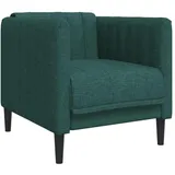 vidaXL Sessel Dunkelgrün Stoff 57,8 x 74,5 x 78,1 cm Grün