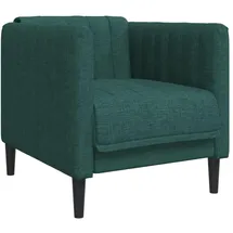 vidaXL Sessel Dunkelgrün Stoff 57,8 x 74,5 x 78,1 cm Grün