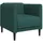 vidaXL Sessel Dunkelgrün Stoff 57,8 x 74,5 x 78,1 cm Grün