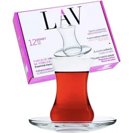 LAV Demet Teeglas 0,135 l Transparent 12 St.