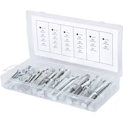 KS Tools Sortiment Sicherungsbolzen, Ø 5-12mm, 21 Größen, 60-tlg - 970.0210