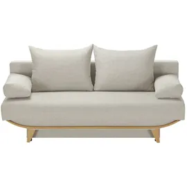 Smart Schlafcouch Mikrofaser 3-Sitzer Beige