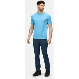 Regatta Mountain Zip Off Hosen Blau 33