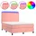 vidaXL Boxspringbett 140 x 200 cm Rosa