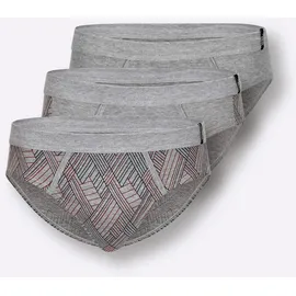 wäschepur Slip grau 12 3er Pack