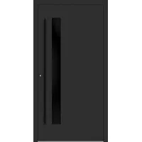 Aluminium Haustür RC2 "SABRINA" 90 mm BLACKLINE Anthrazit Eisenglimmer DB 703 beidseitig innen öffnend DIN links