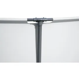 BESTWAY Steel Pro Max Frame Pool Set 549 x 122 cm lichtgrau inkl. Filterpumpe