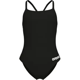 Arena TEAM SWIMSUIT CHALLENGE Solid Black/White 164