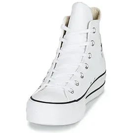 Converse Chuck Taylor All Star Platform Leather High Top white/black/white 41,5