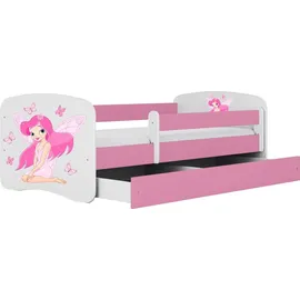 raumhirsch furniture Kinderbett Fee 80 x 180 cm Holzwerkstoff rosa