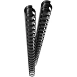 GENIE 12373, Binderücken, Schwarz, 85 Blätter, Kunststoff, 1,2 cm, 120 mm