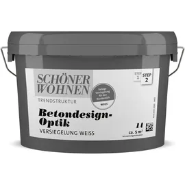 Schöner Wohnen Betondesign-Optik Versiegelung Weiß 1 l