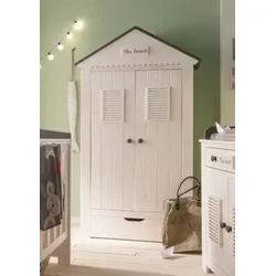 Infanskids LUCKY Kleiderschrank mit Dach zum öffnen VERSANDKOSTENFREI