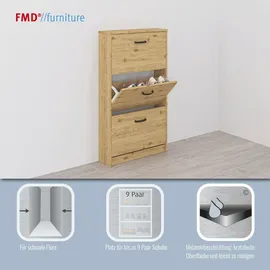 FMD Step 3 59 x 104 x 17 cm Schuhkipper weiß