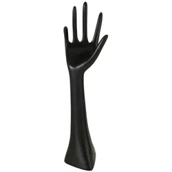 Schmuckhand Schmuckhalter Hand Kunstharz  schwarz H 34 cm Stückpreis