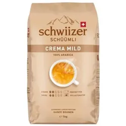SCHWIIZER SCHÜÜMLI Bohnenkaffee Schwiizer Mild, 1kg SCHWIIZER MILD